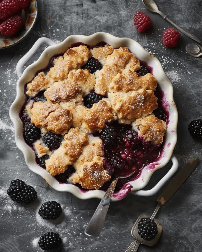 Easy Blackberry Cobbler