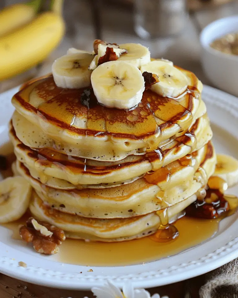 Gluten Free Banana Pancakes Recipe
