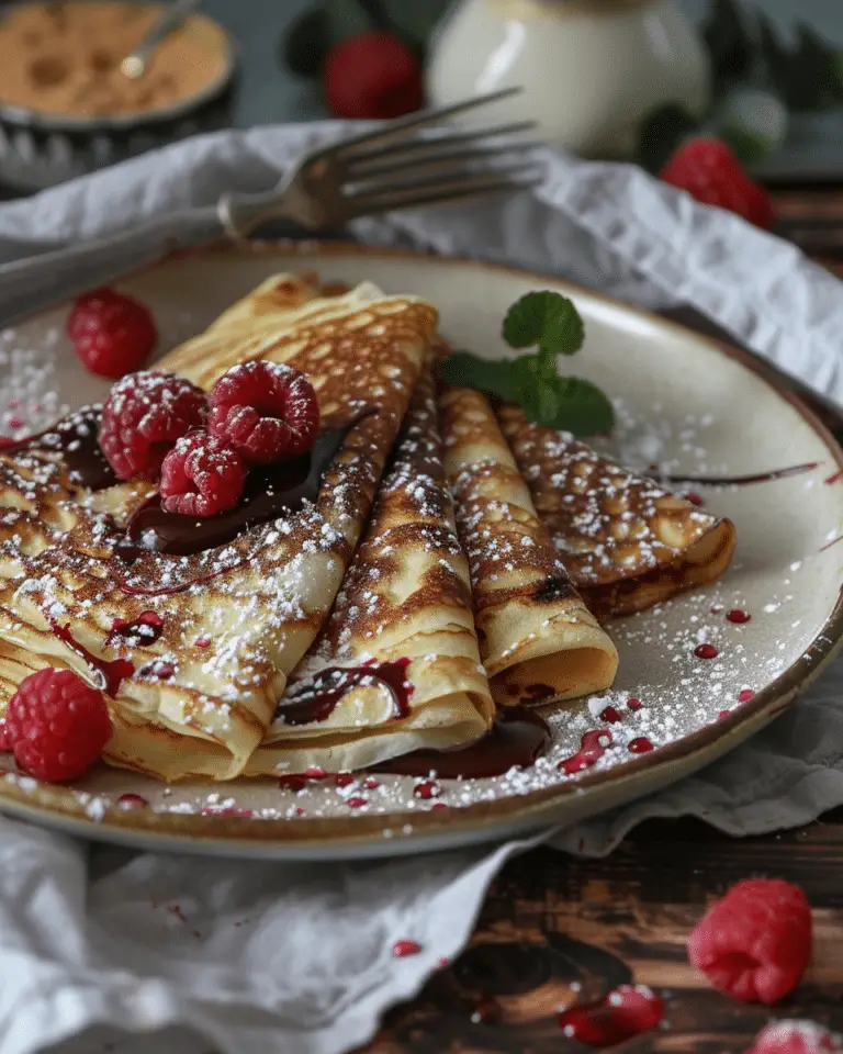 Protein Pudding Crepes