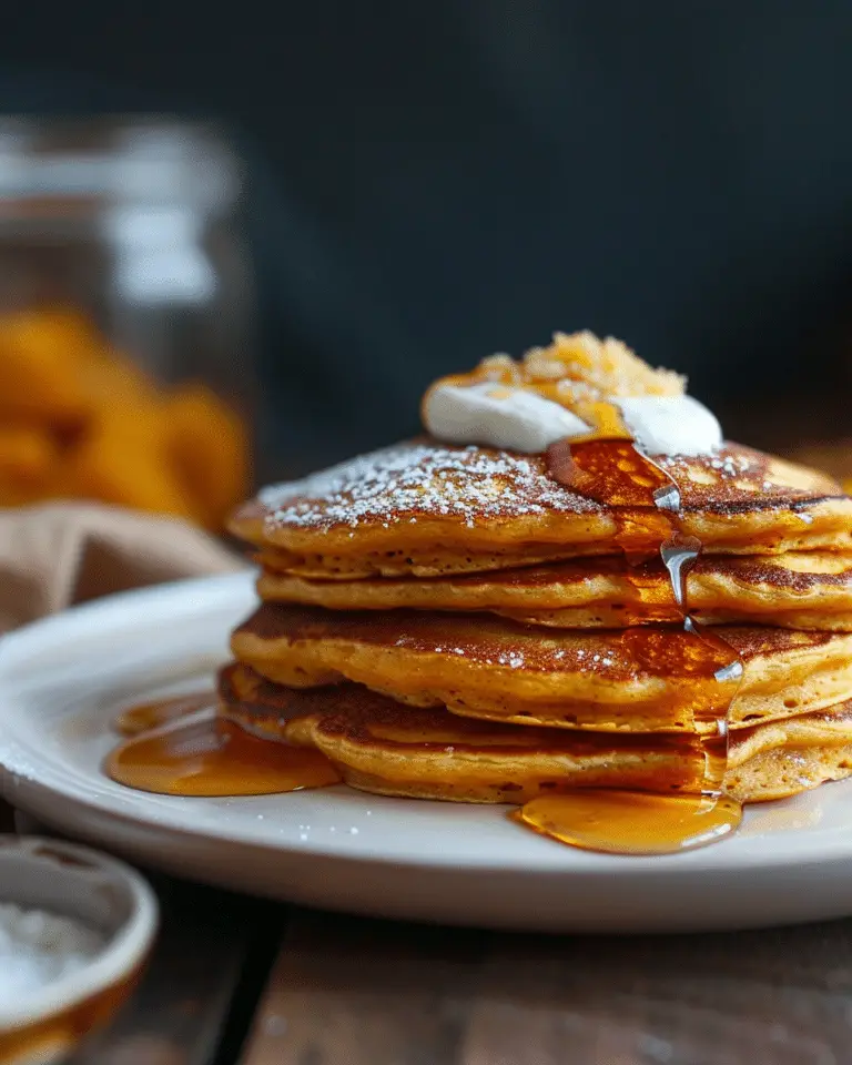 Fluffy Pumpkin Pancakes