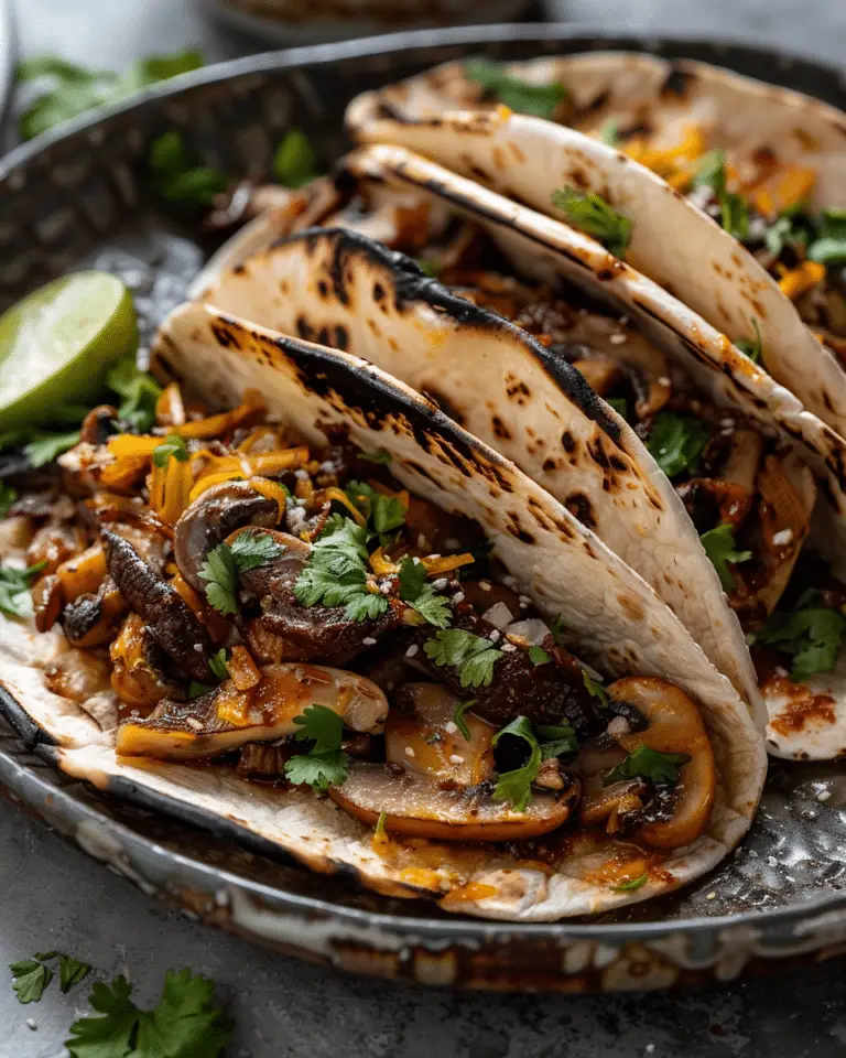 BBQ Mushroom Tacos