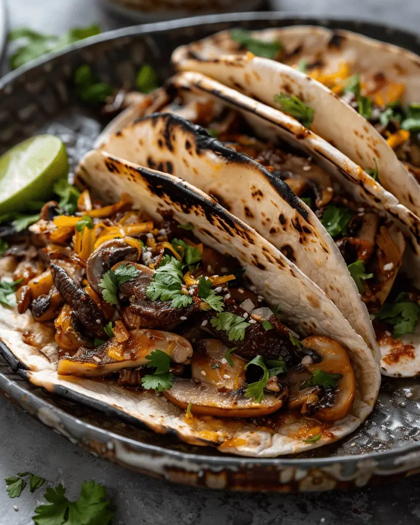 BBQ Mushroom Tacos