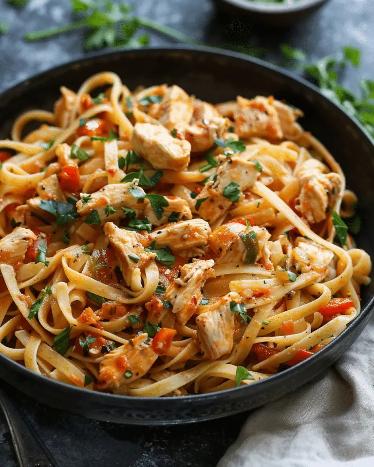 One Pot Cajun Ranch Chicken Pasta