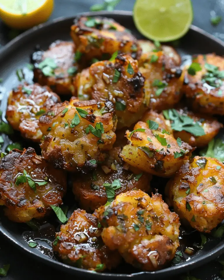 Crispy Vegan Smashed Potatoes