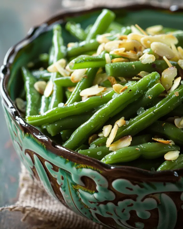 Green Beans Almondine
