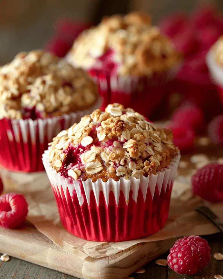 Raspberry Oatmeal Muffins Recipe