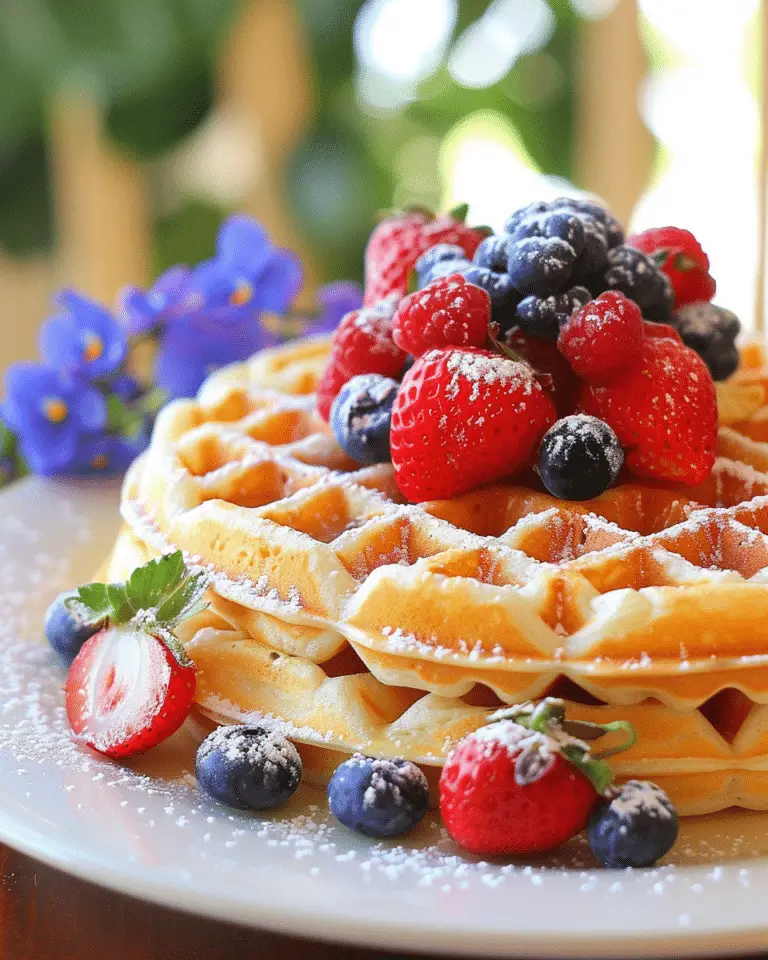 Easy Gluten Free Waffles Recipe