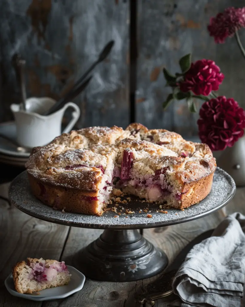 Best  Rhubarb Coffee Cake