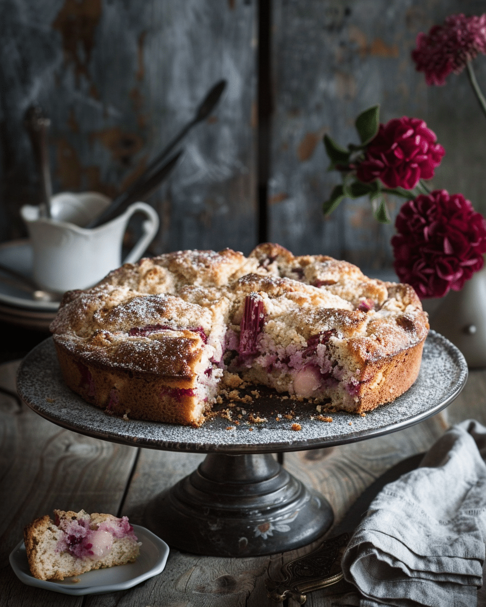 Best  Rhubarb Coffee Cake