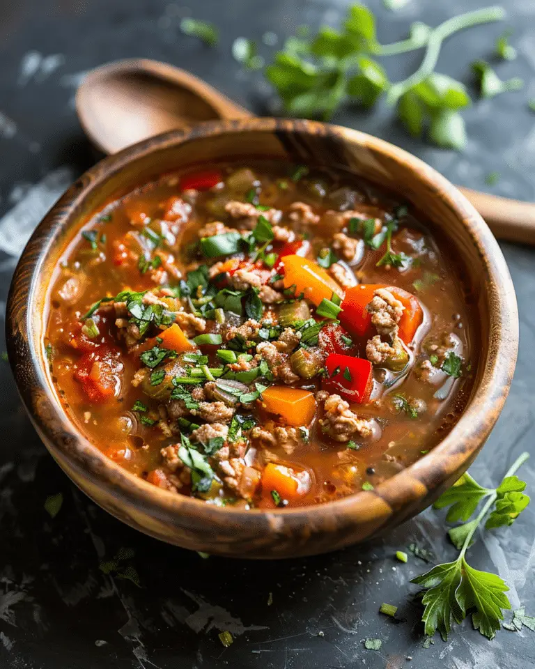 Stuffed Pepper Soup