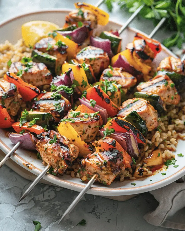 Chicken Kabobs (Mediterranean Style)
