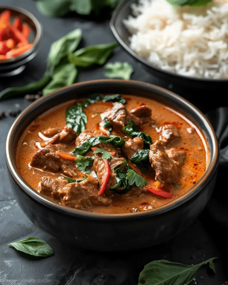 Beef Panang Curry Recipe