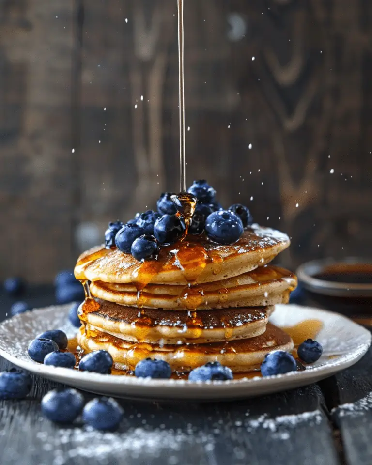 Fluffiest Blueberry Pancakes