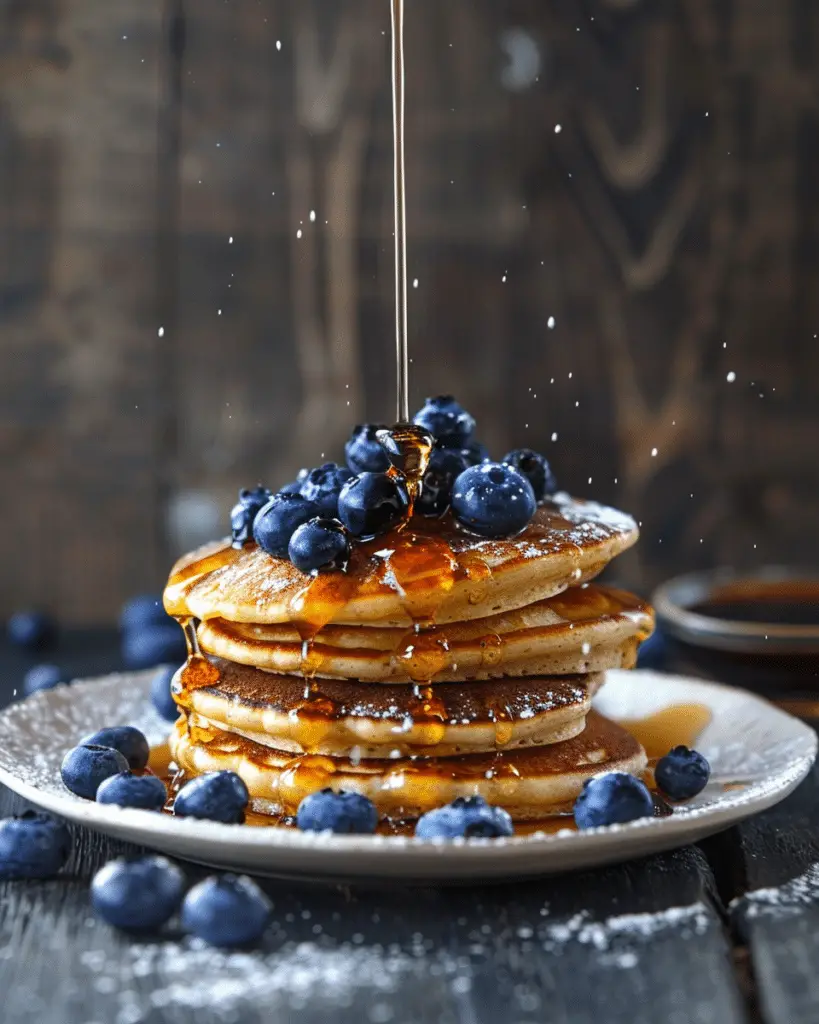 Fluffiest Blueberry Pancakes