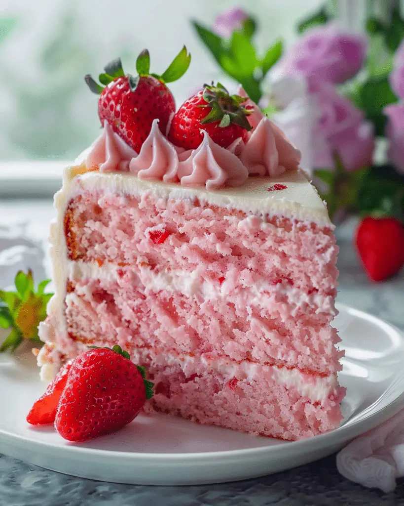 Fresh Strawberry Cake Recipe