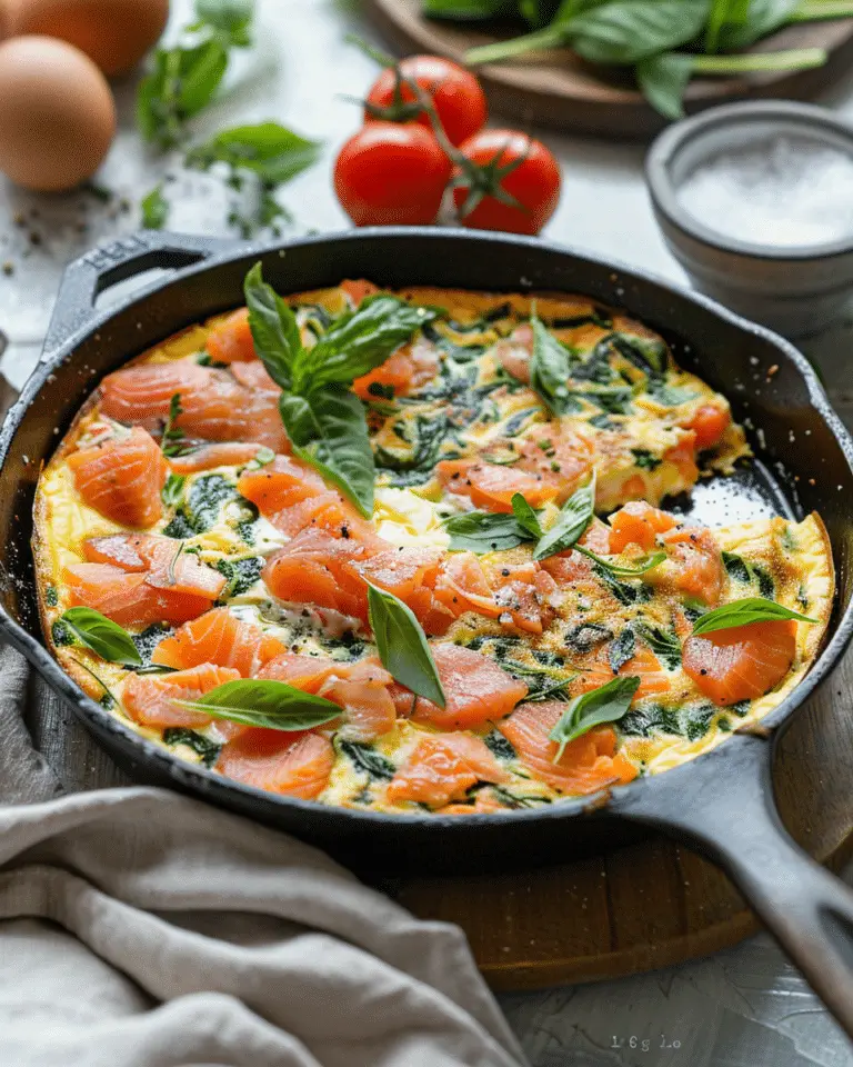 Smoked Salmon Frittata