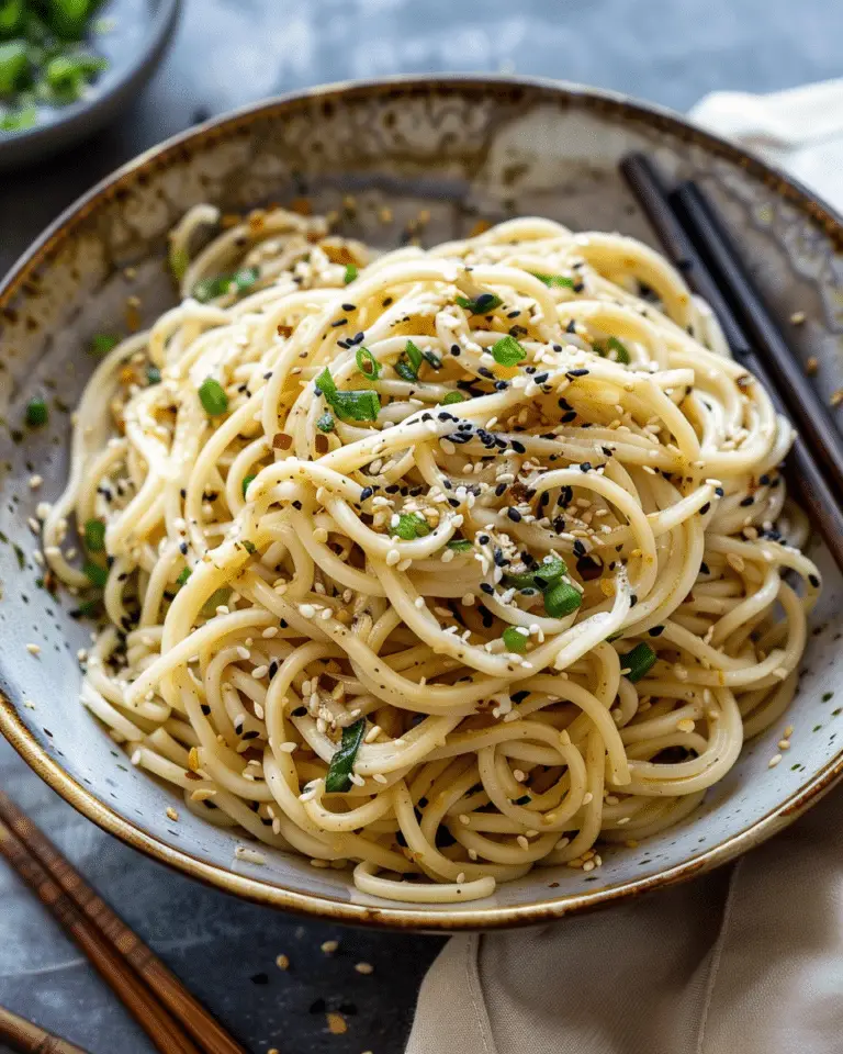 Garlic Sesame Noodles