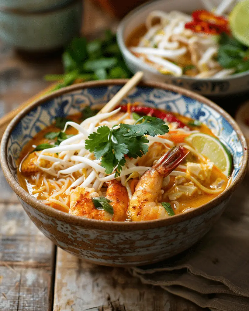 Red Curry Thai Noodle Soup