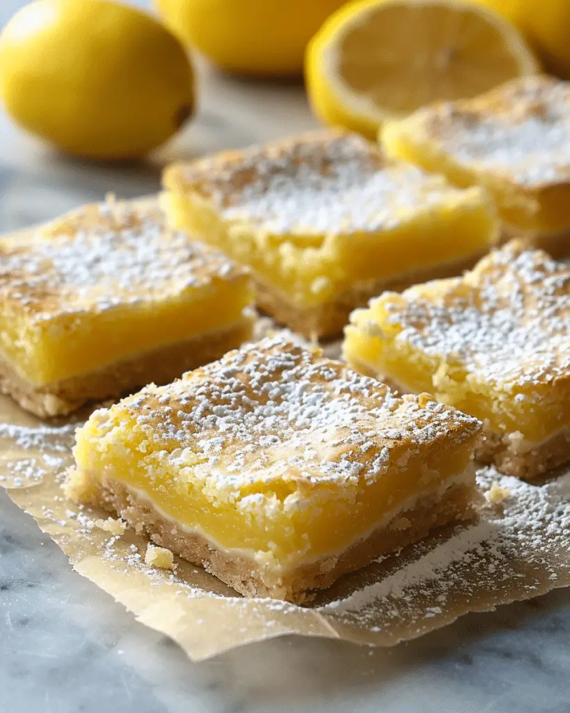 Gluten-Free Lemon Bars with Almond Flour Crust
