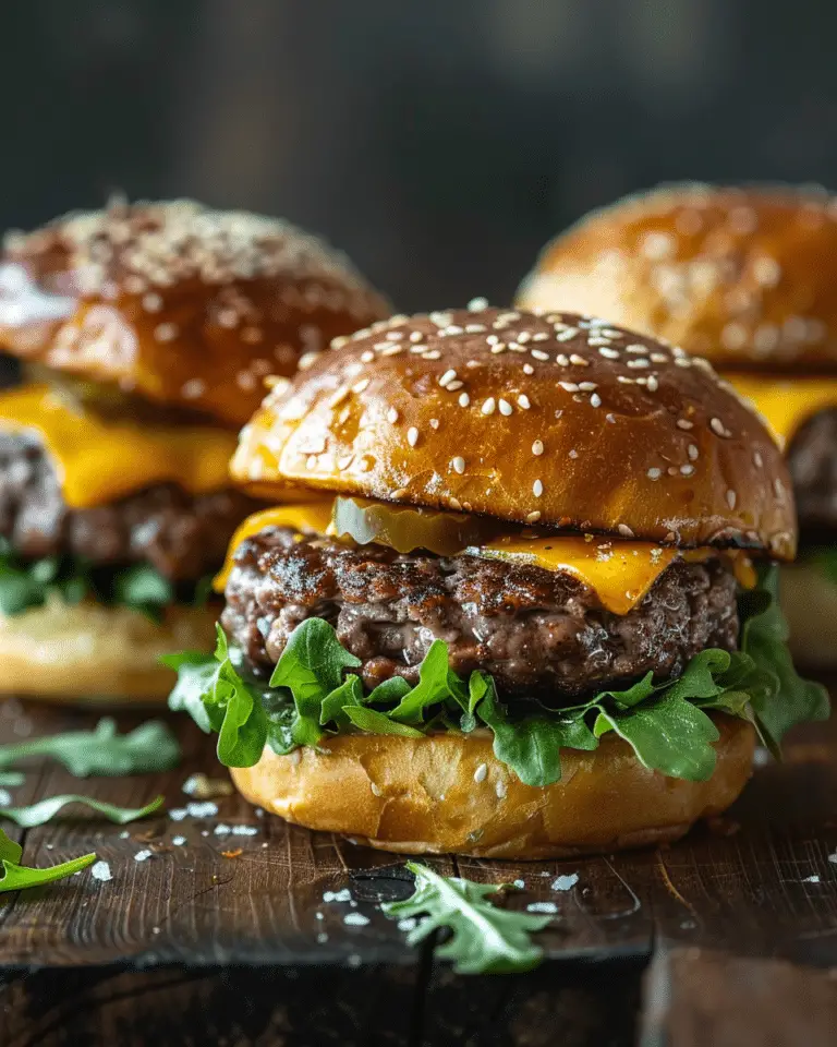 Cheeseburger Sliders Recipe