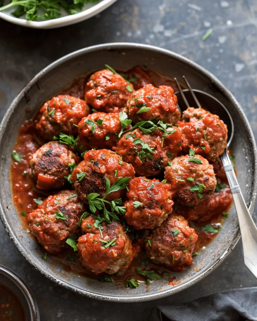 Juicy Gluten-Free Meatballs (Simple Stuffed Recipe)