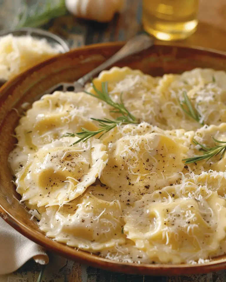 Creamy Tuscan Ravioli