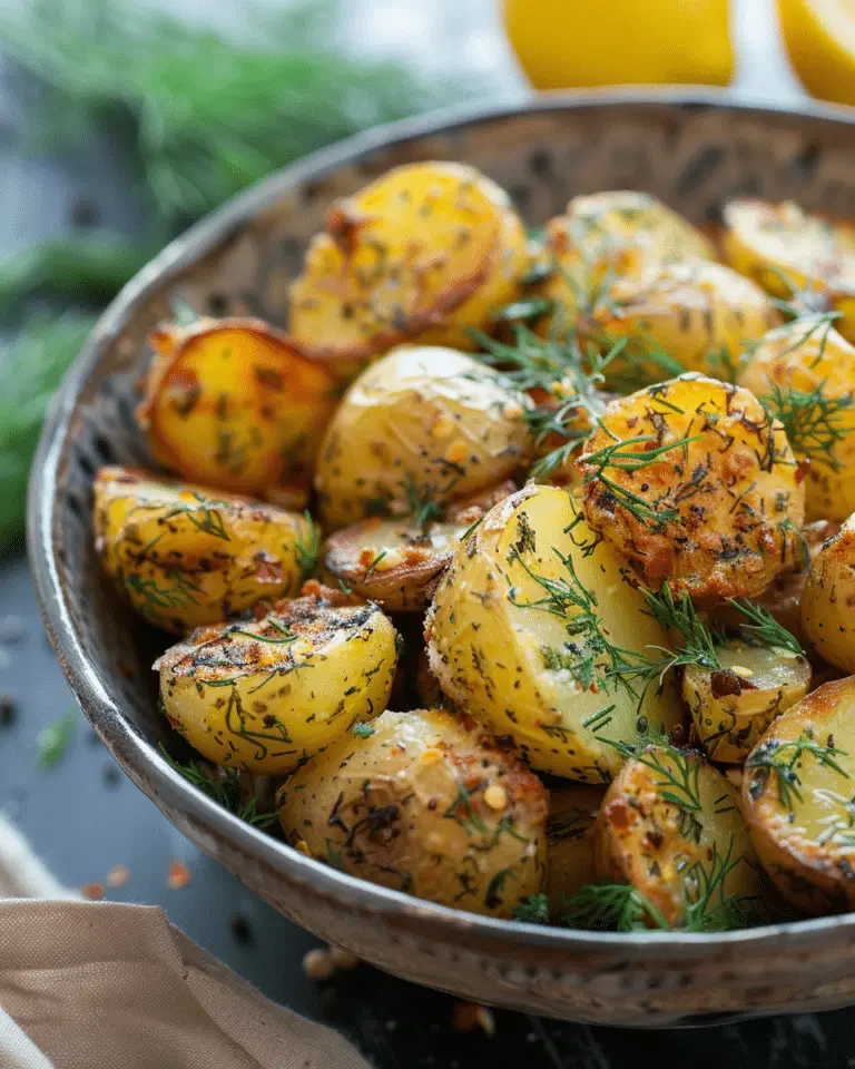 Lemon and Dill Roasted Potatoes