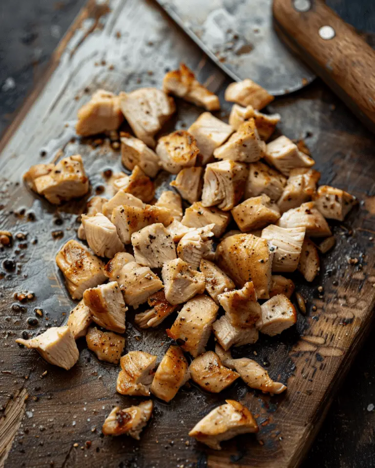 Seasoned Diced Chicken