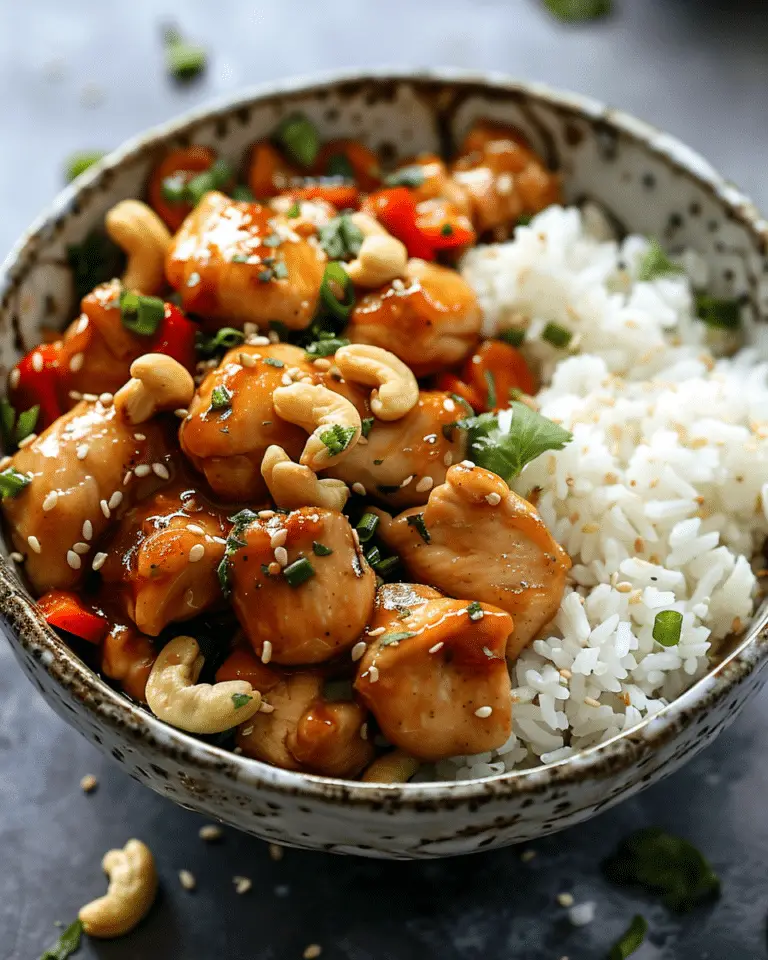 Crockpot Cashew Chicken