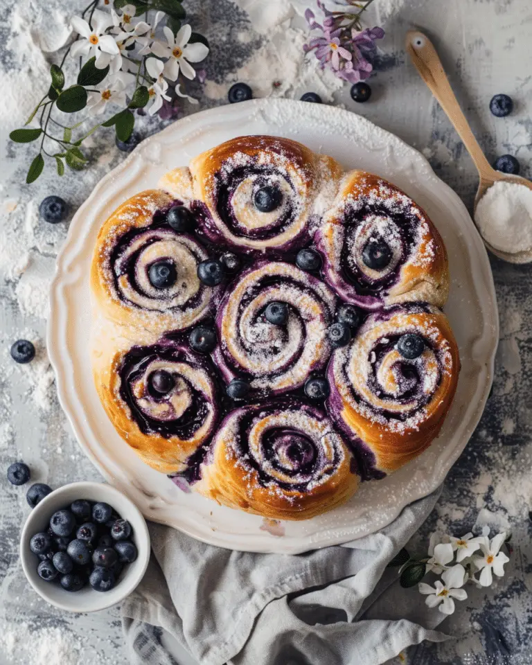 Blueberry Swirl Buns