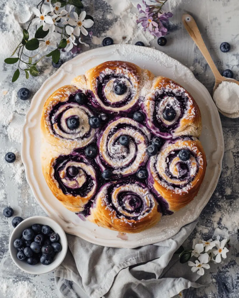 Blueberry Swirl Buns