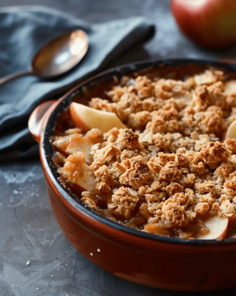 Speculoos Biscoff Cookie Apple Crumble
