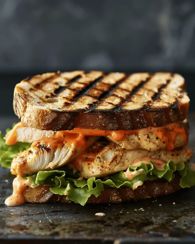 Grilled Chicken Sandwich with Chipotle Aioli