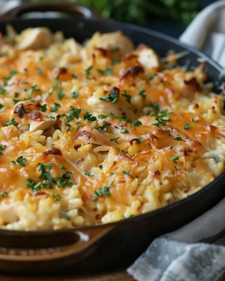 Cheesy Chicken and Rice Casserole