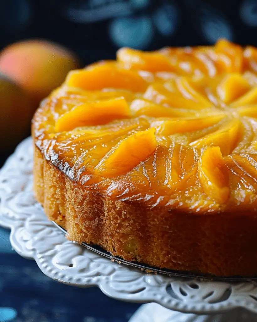 Eggless Mango Cake