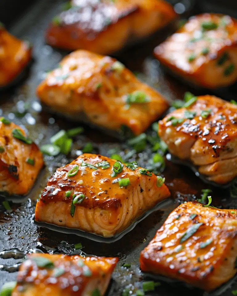 Honey Glazed Salmon Bites