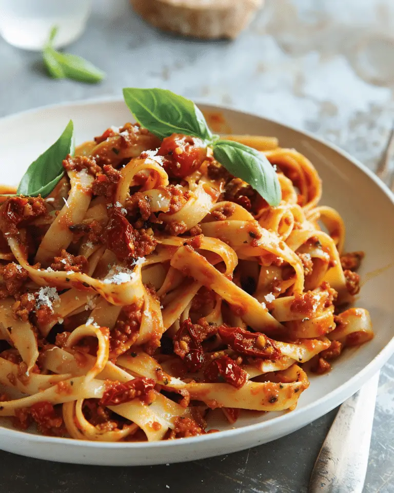 Sun-dried Tomato Pesto Pasta