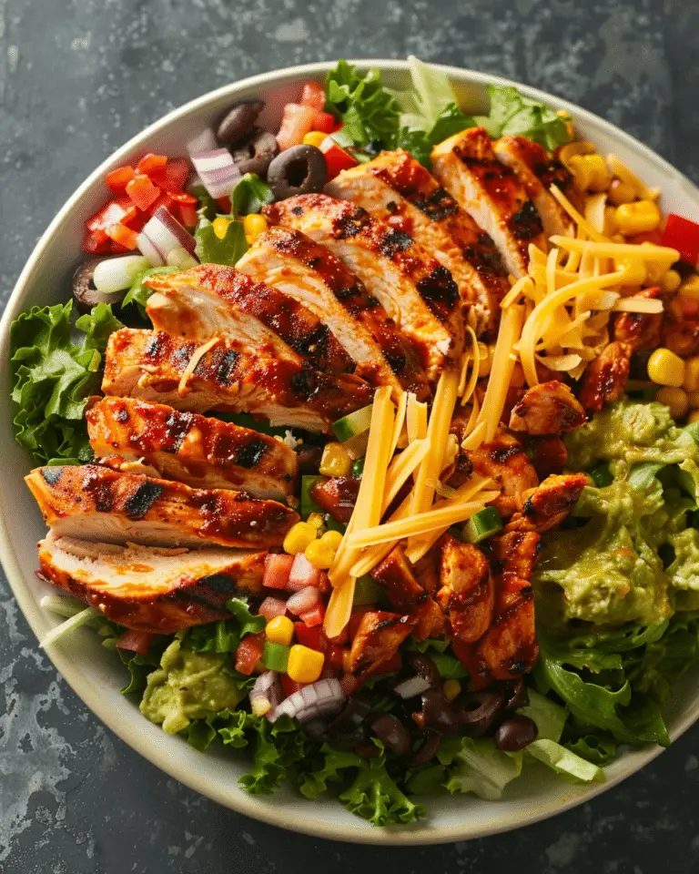 Southwest BBQ Chicken Salad