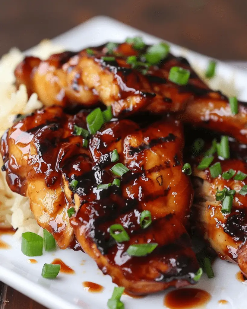 Hawaiian Grilled Teriyaki Chicken