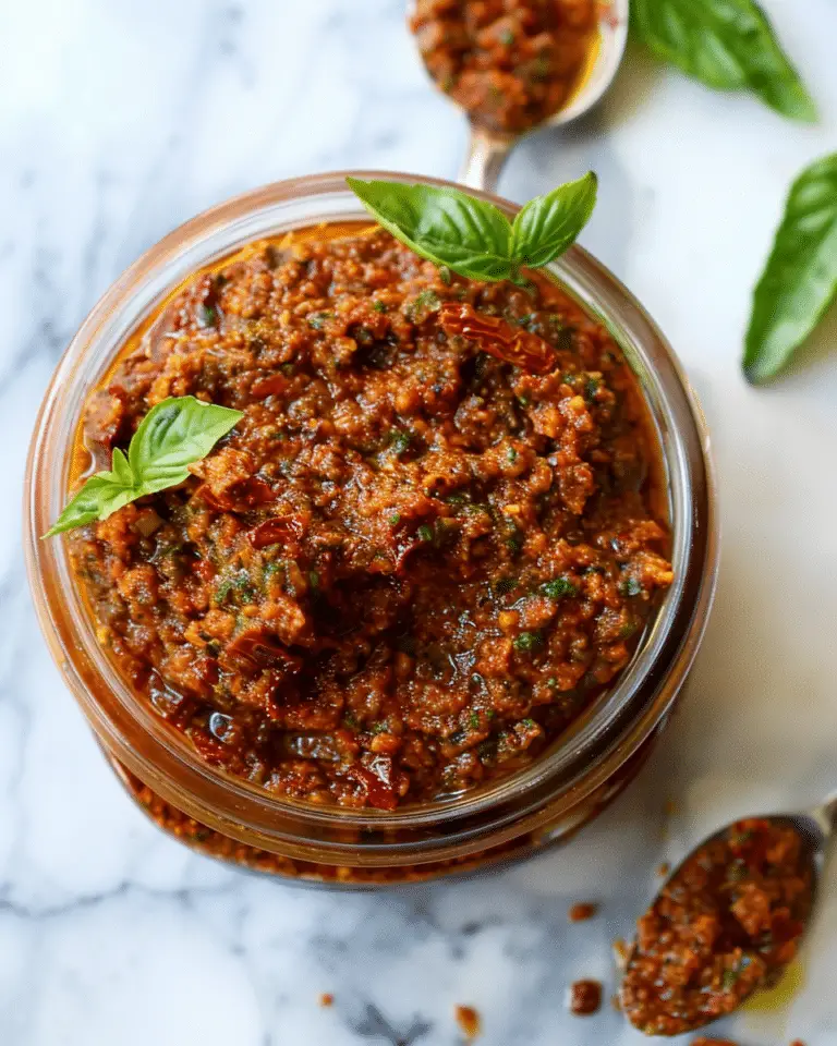 Sun-dried Tomato Pesto (Pesto Rosso)