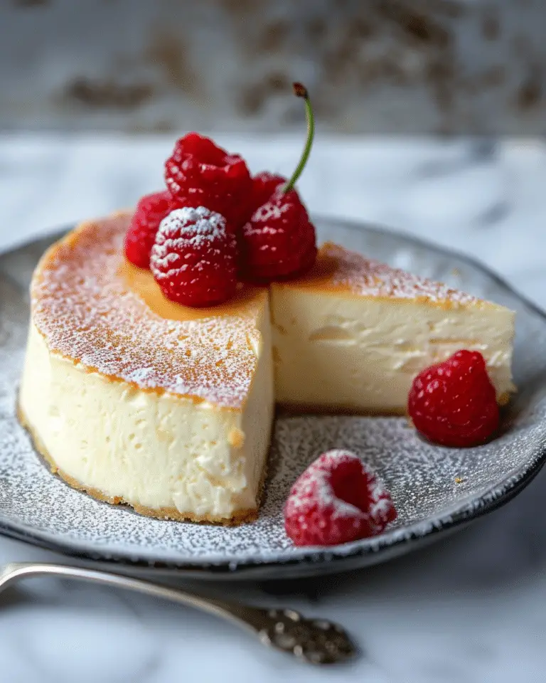 2-Ingredient Yogurt Cheesecake (Japanese Cheesecake)