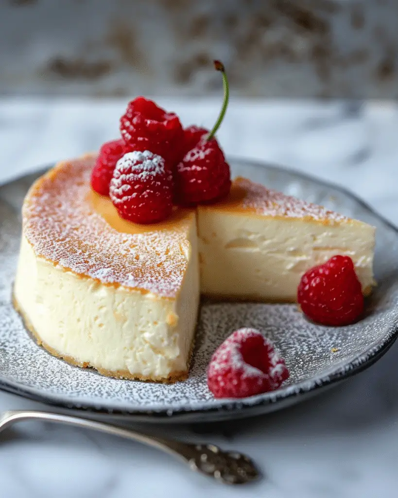 2-Ingredient Yogurt Cheesecake (Japanese Cheesecake)