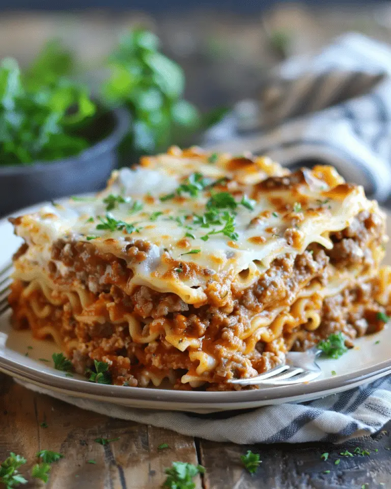 Homemade Hamburger Helper Lasagna