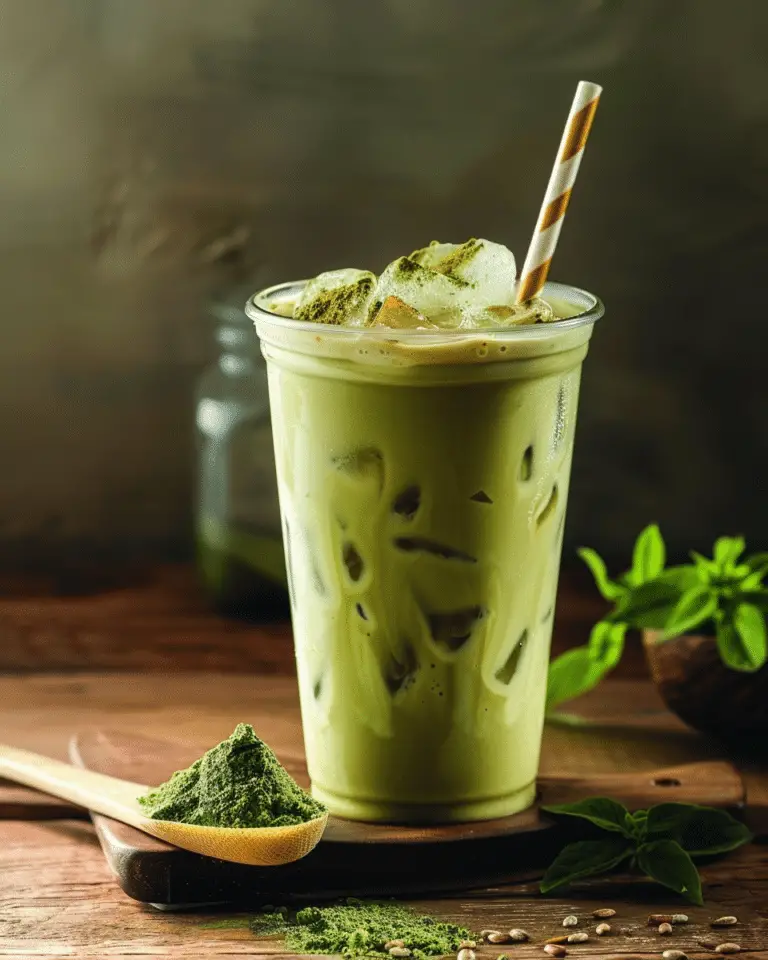 Iced Matcha Latte Recipe