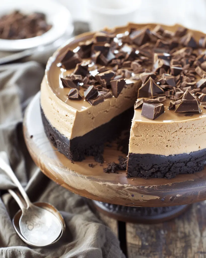 Peanut Butter Chocolate Cheesecake