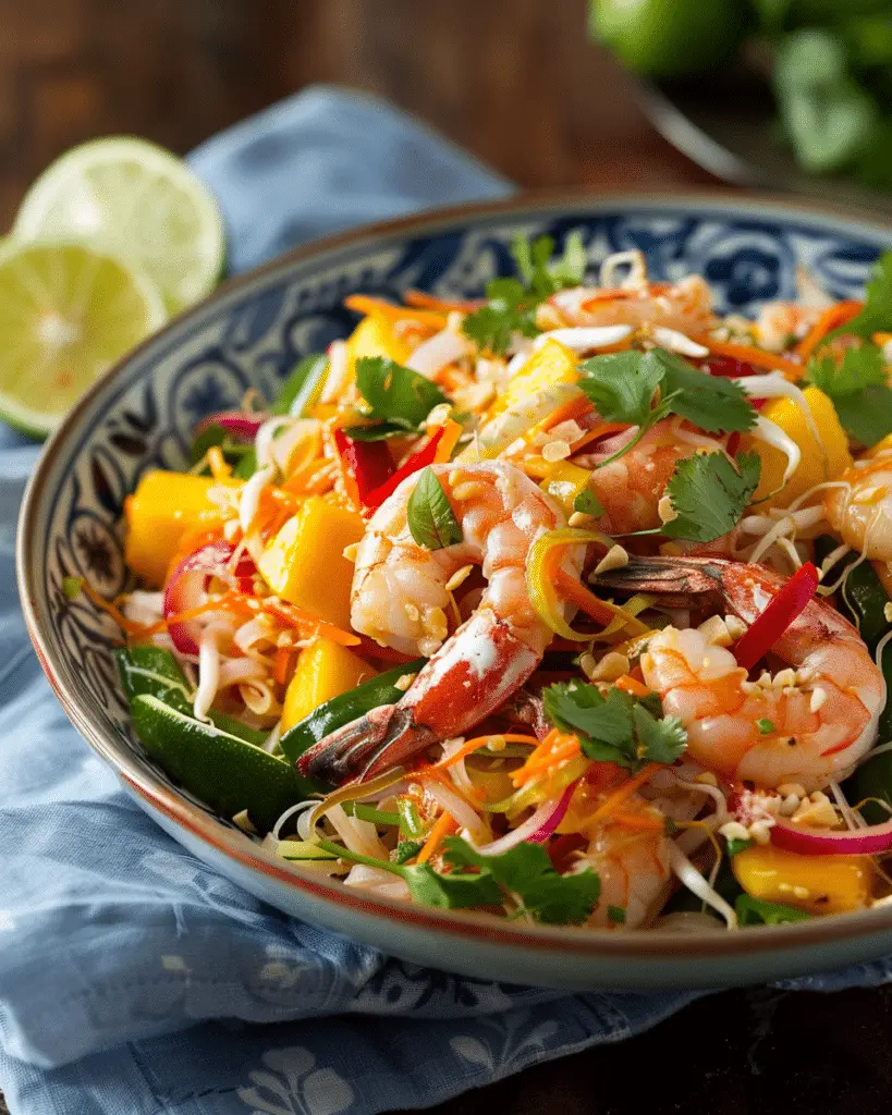 Thai Prawn Mango Salad