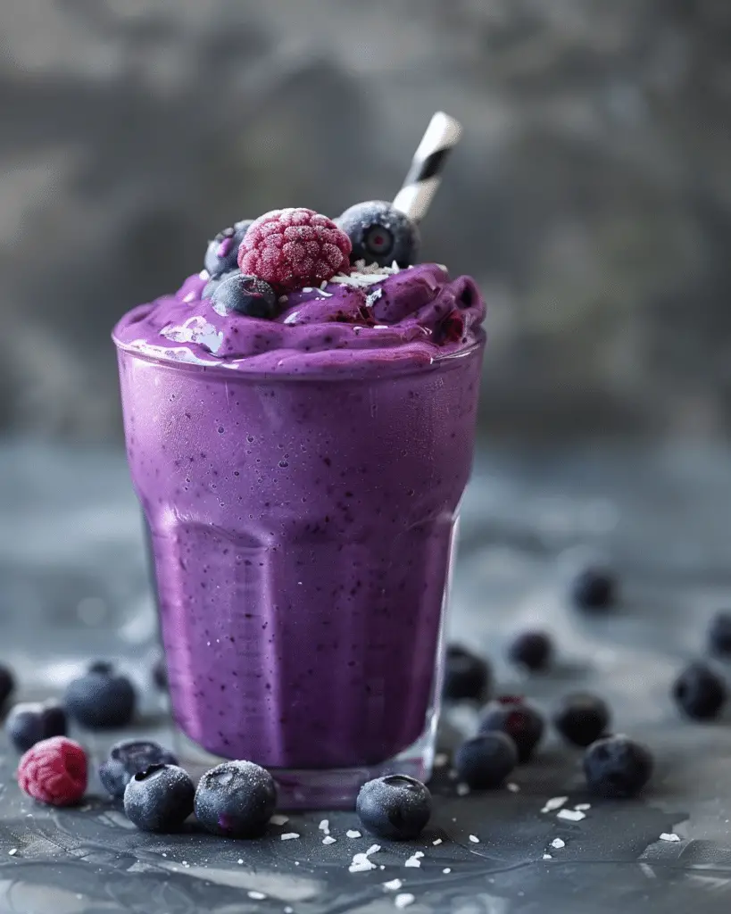 Blueberry Avocado Smoothie