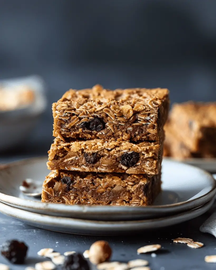 Healthy Oatmeal Cookie Bars