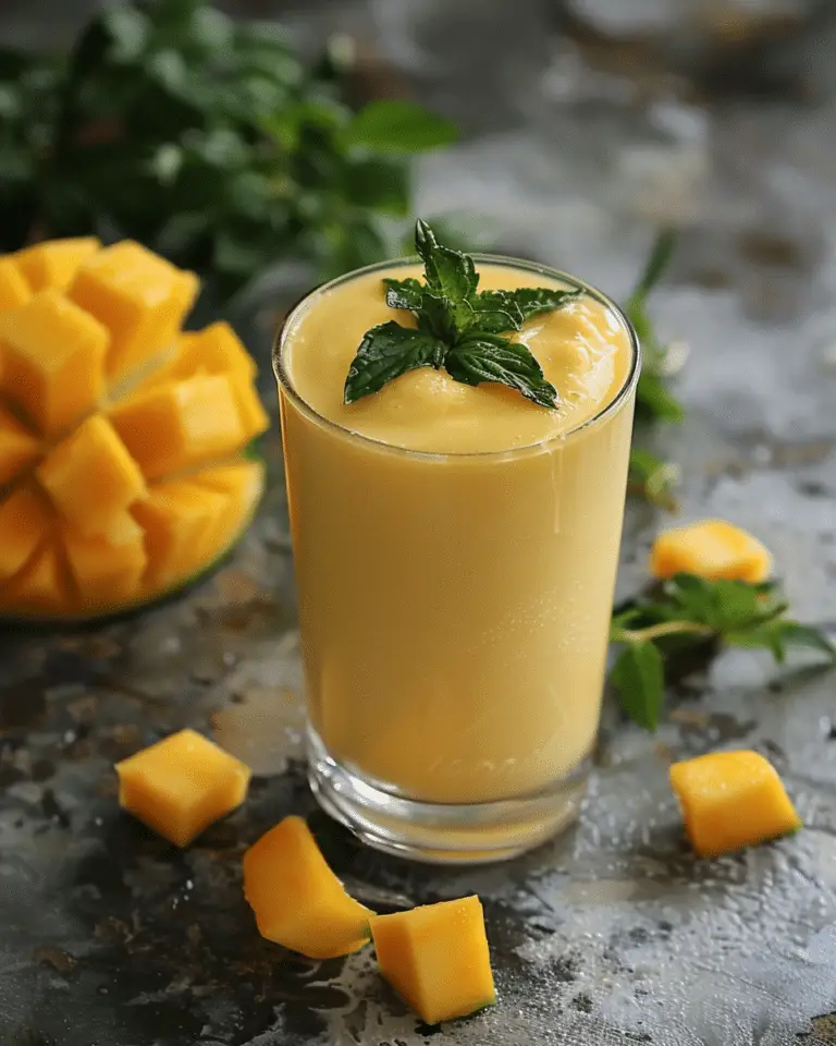 Creamy Mango Lassi