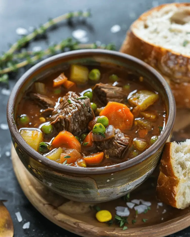 Crockpot Vegetable Beef Soup
